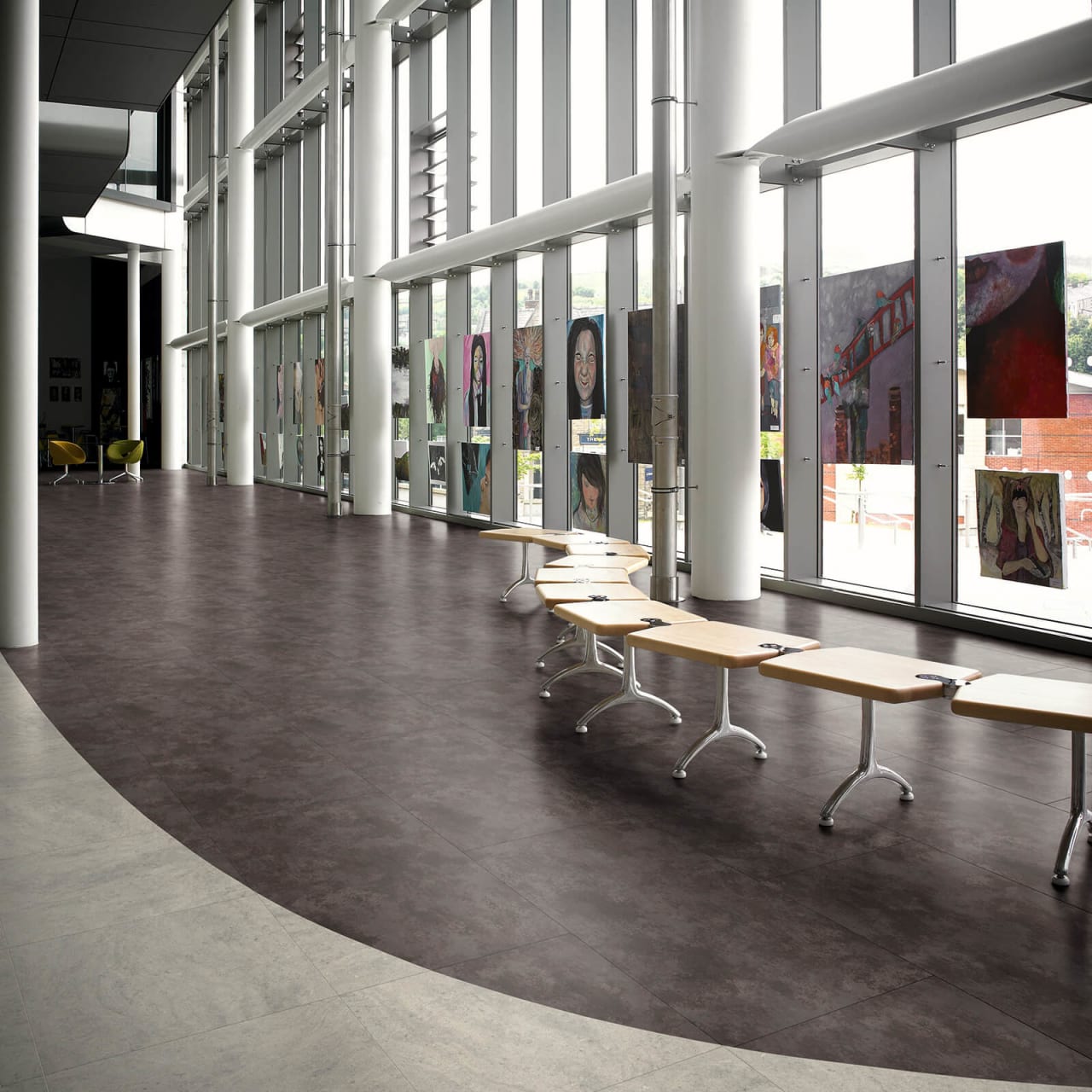 Stria Ash AR0SMS13 | Amtico Commercial LVT Flooring from the